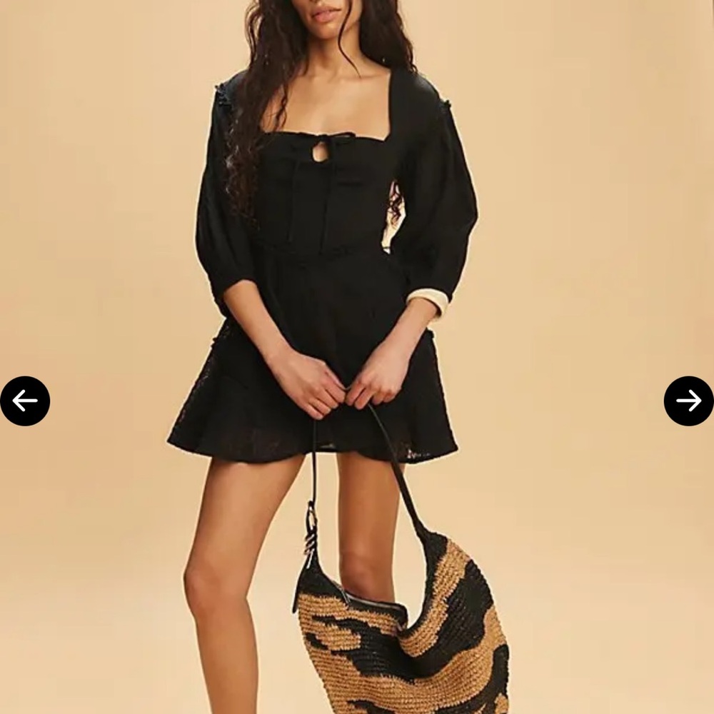 Free people Elegant Black Dress